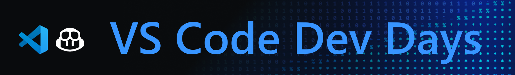 Banner evento VS Code Dev Days Milano
